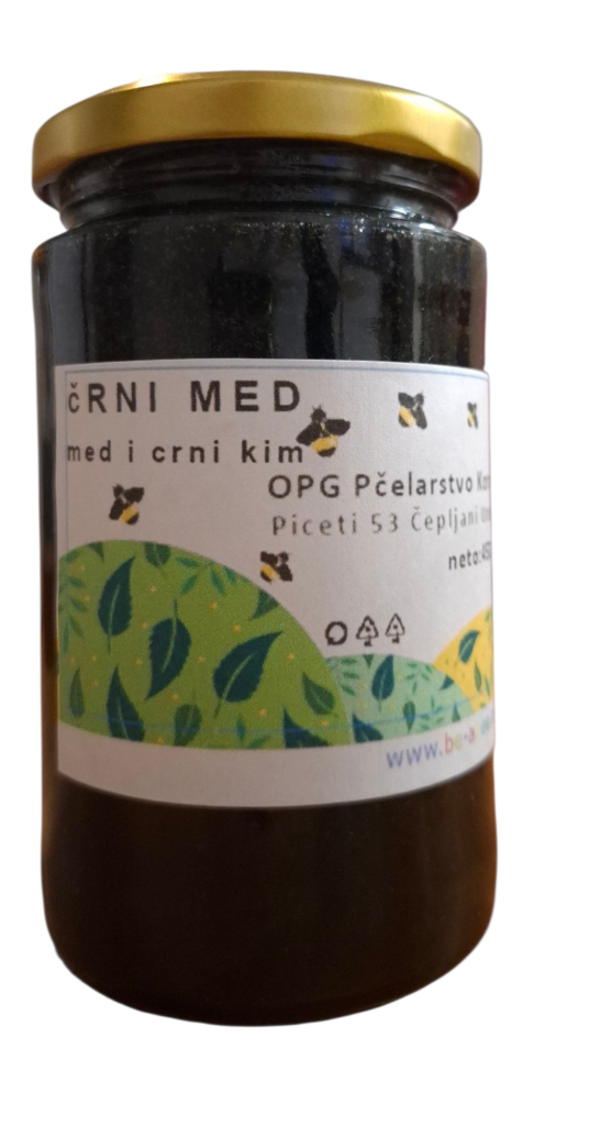 A) Crni med - med i crni kim (medni pripravak)